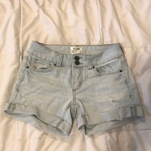 Size one jean shorts